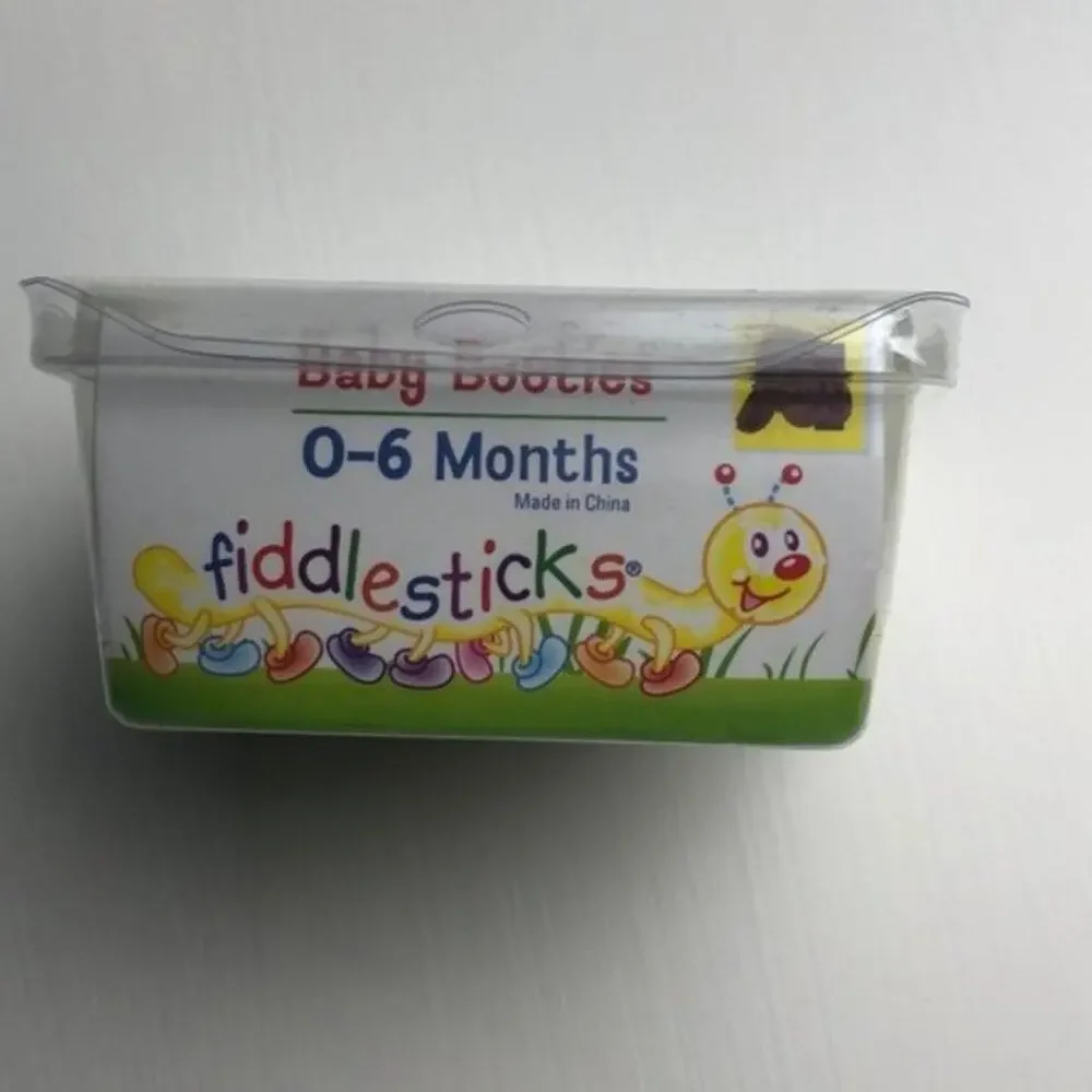 Fiddlesticks Baby booties size 0 to 6 months